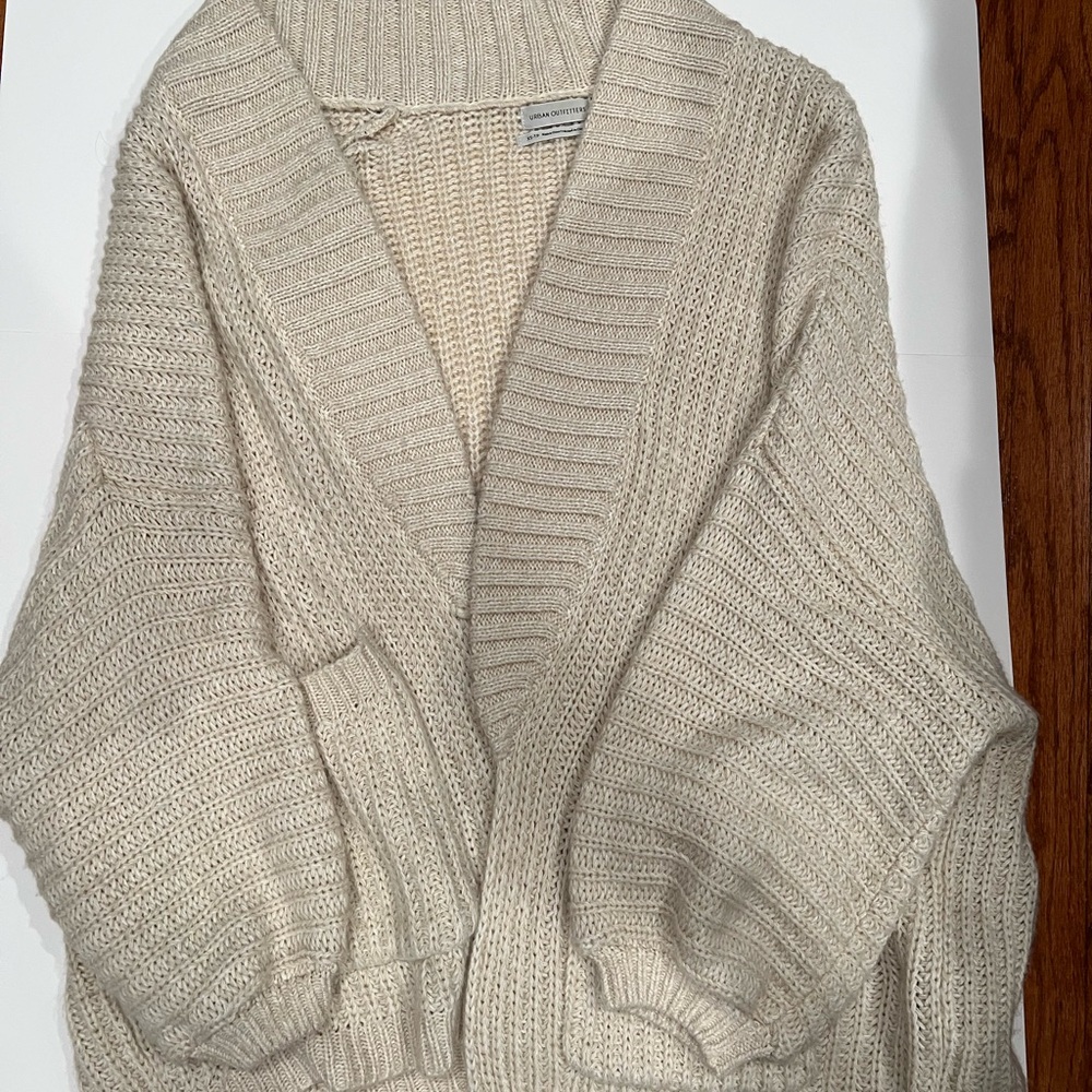 Urban Outfitters Cream Knit Cardigan